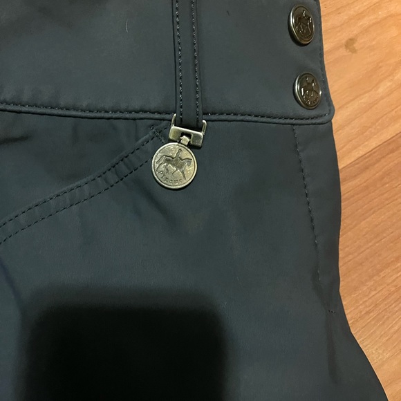 Women's Gray Riding Pants - Picture 4 of 11